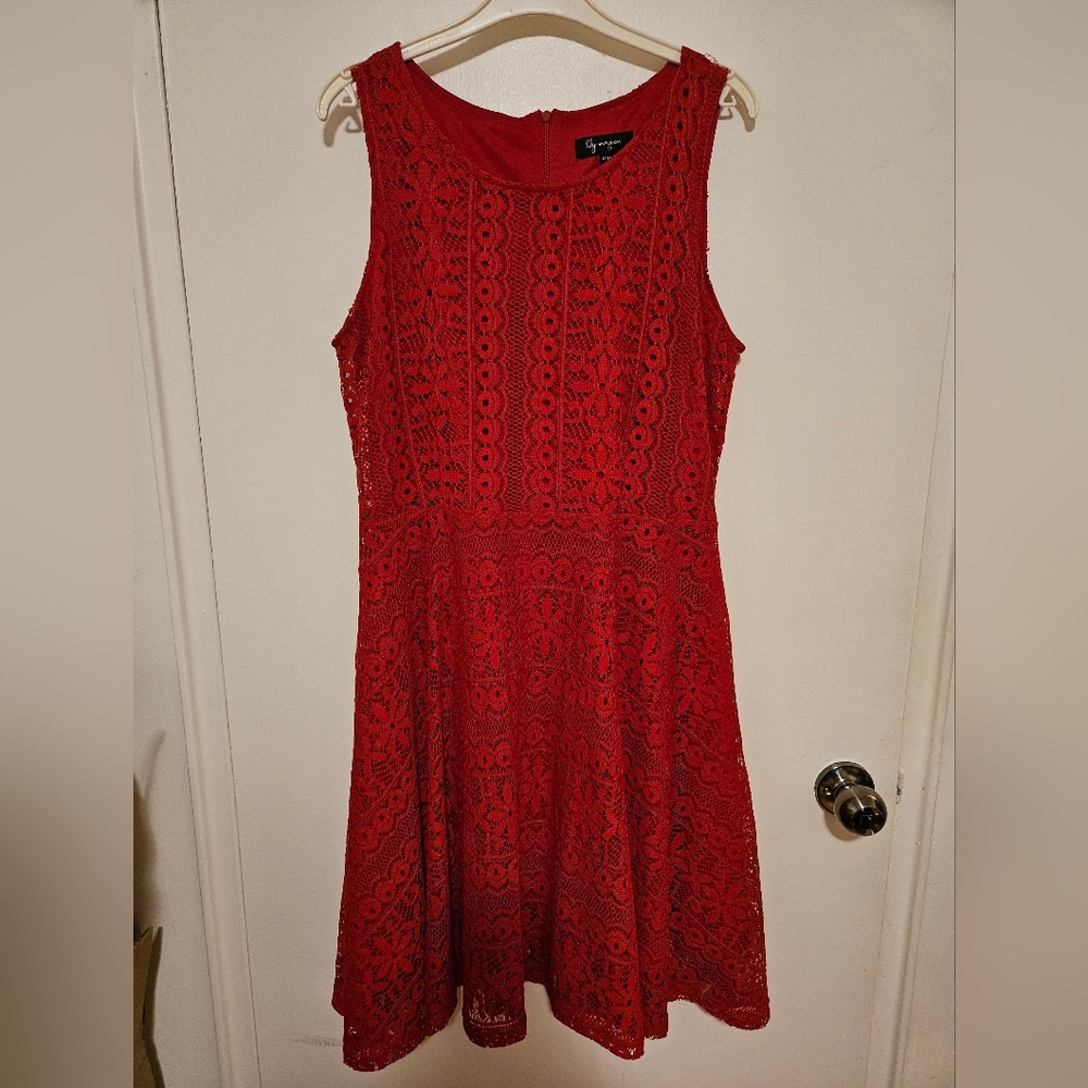 Red Lace Dress